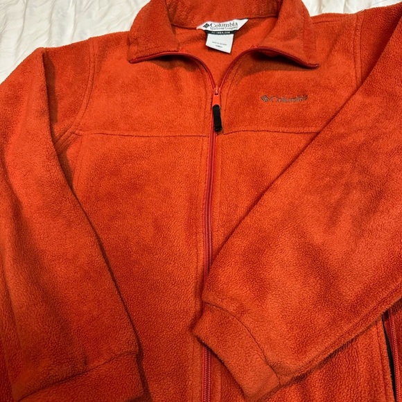 Columbia Red Fleece Jacket - Picture 3 of 5